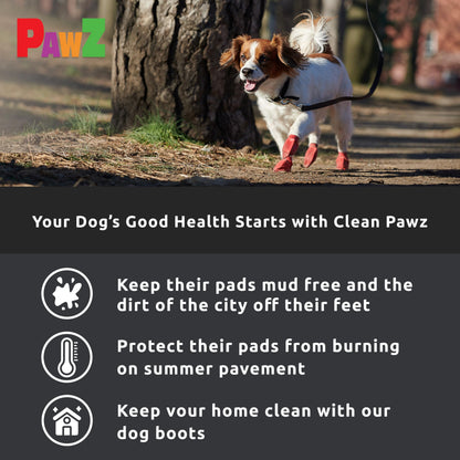 Pawz PZBLKS Water-Proof Dog Boots, Small, 2-Inch to 2.5-Inch, Black 🍁 All In One Marketplace Canada