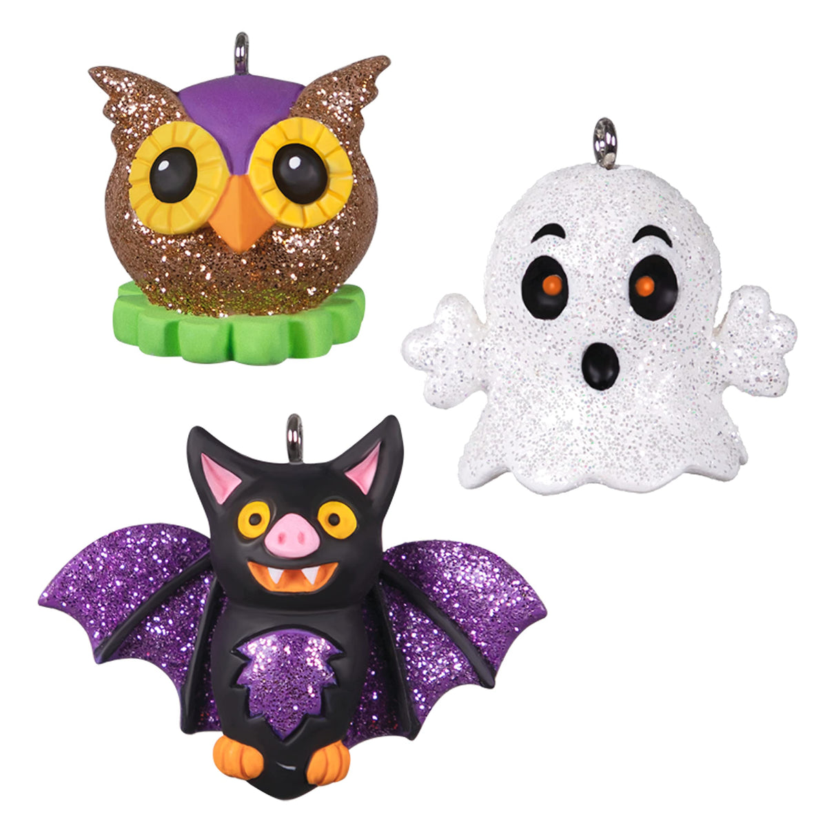 Ornement de Noël miniature Hallmark Keepsake 2022, Vintage Halloween Cuties, mini ensemble de 3