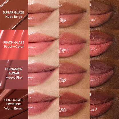 LANEIGE Glaze Craze Tinted Lip Serum for Hydrating, Glossy, Nourished Lips with Plumping Polypeptides, Peach Glaze