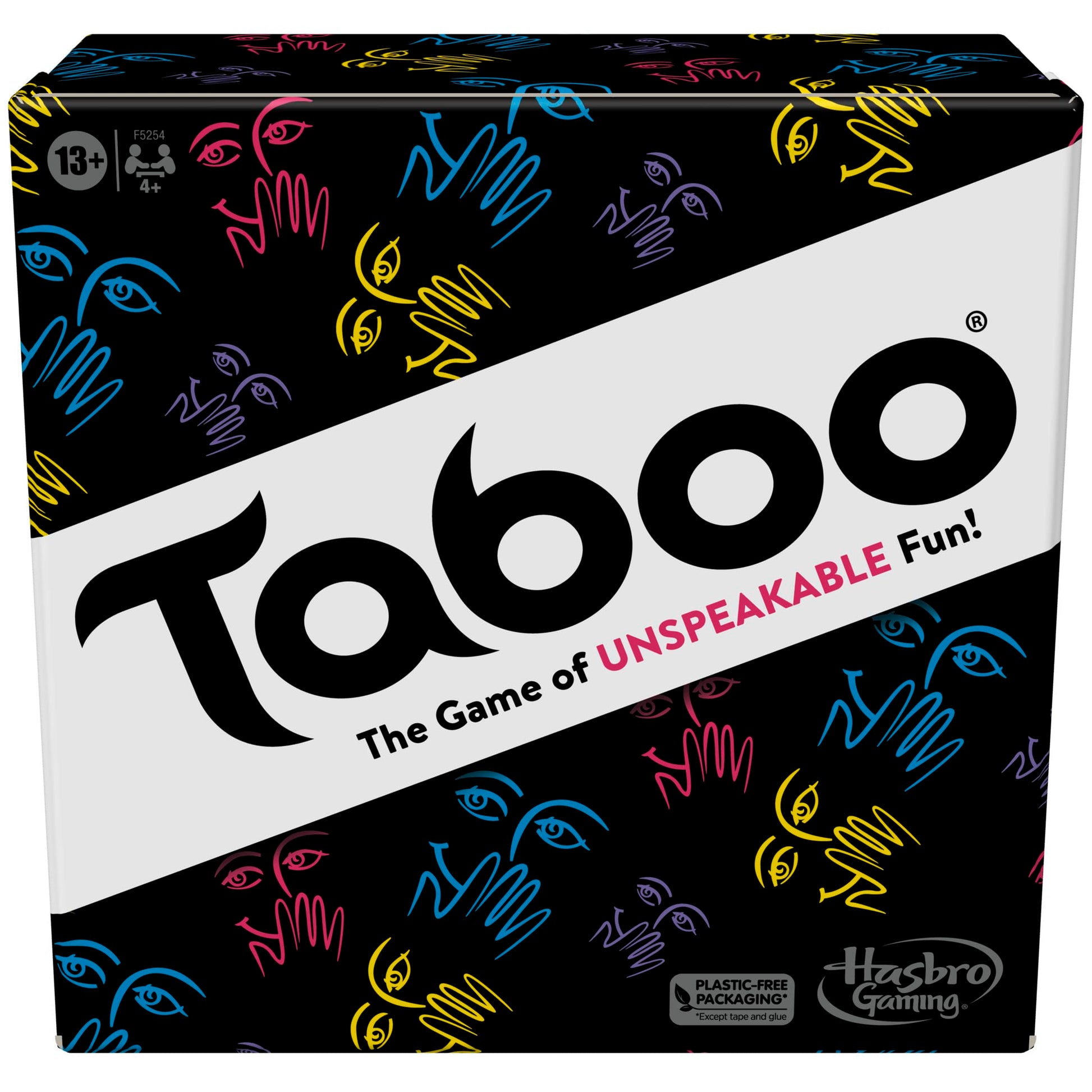 Taboo Classic Game, Party Word Guessing Game for Adults and Teens, Board Game for 4+ Players Ages 13 and Up (English) Hasbro Gaming