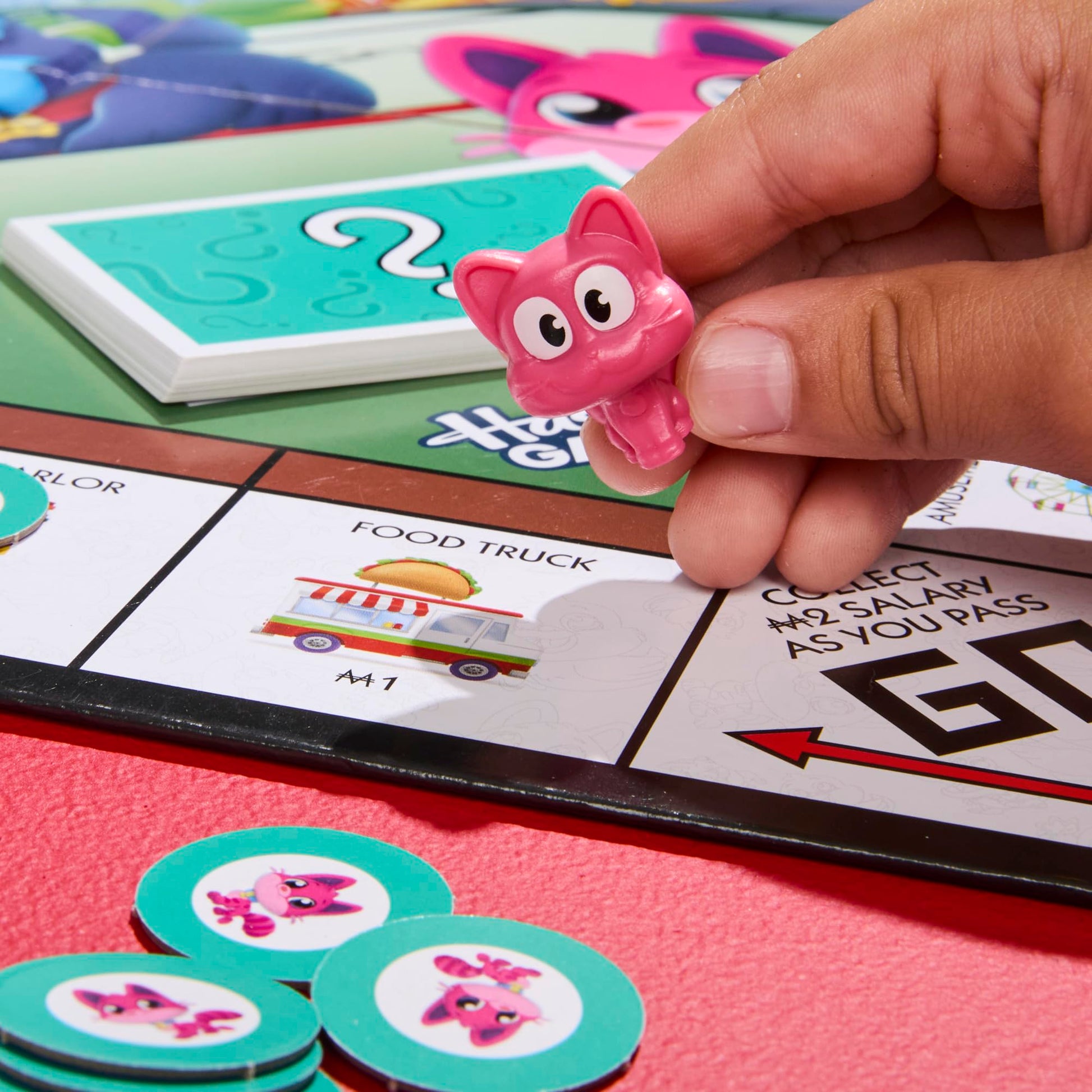 Monopoly Junior Board Game | 2 Games in 1 for Younger Kids, 2-Sided Board | Ages 4+ | 2 - 4 Players | 20 Mins. | Gifts for Preschoolers (English & French Version) Hasbro Gaming