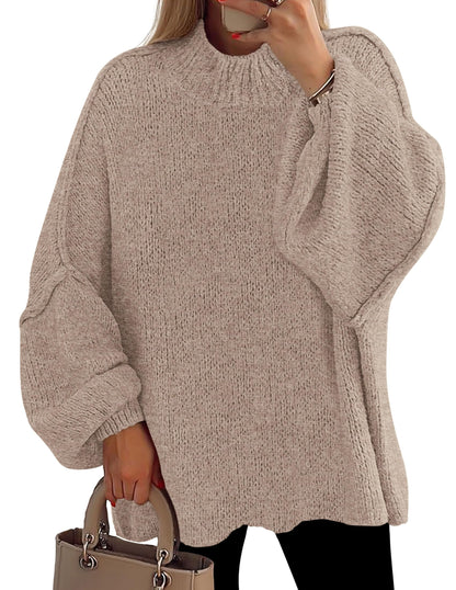 PRETTYGARDEN Women's Oversized Sweaters Fall Clothes Camel,M 🍁 All In One Marketplace Canada