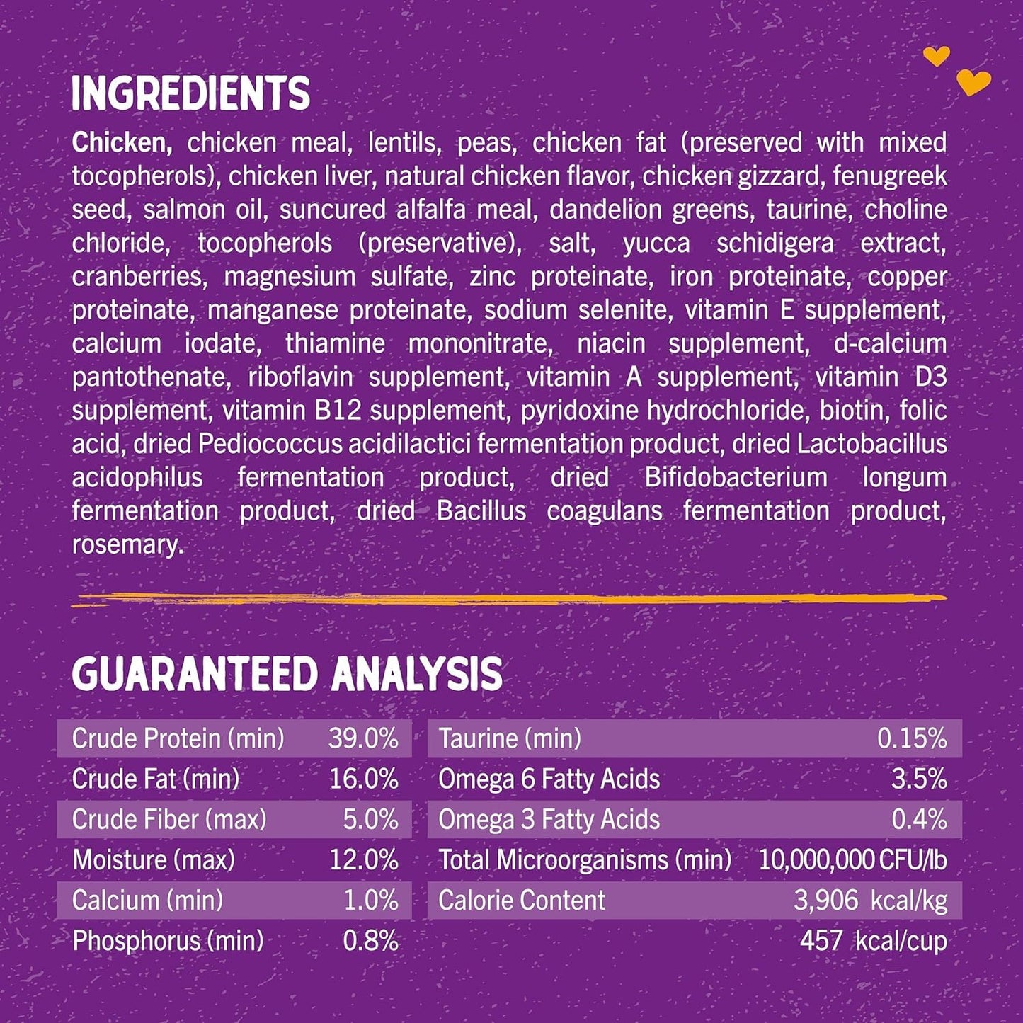 Stella & Chewy’s Raw Coated Premium Kibble Cat Food – Grain Free, Protein Rich Meals – Cage-Free Chicken Recipe – 1.13 kilograms Stella & Chewy's