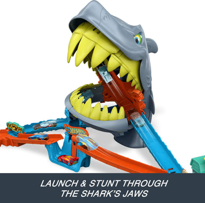 Hot Wheels City Shark Chomp Beach Playset & 1:64 Scale Toy Car 🍁 All In One Marketplace Canada