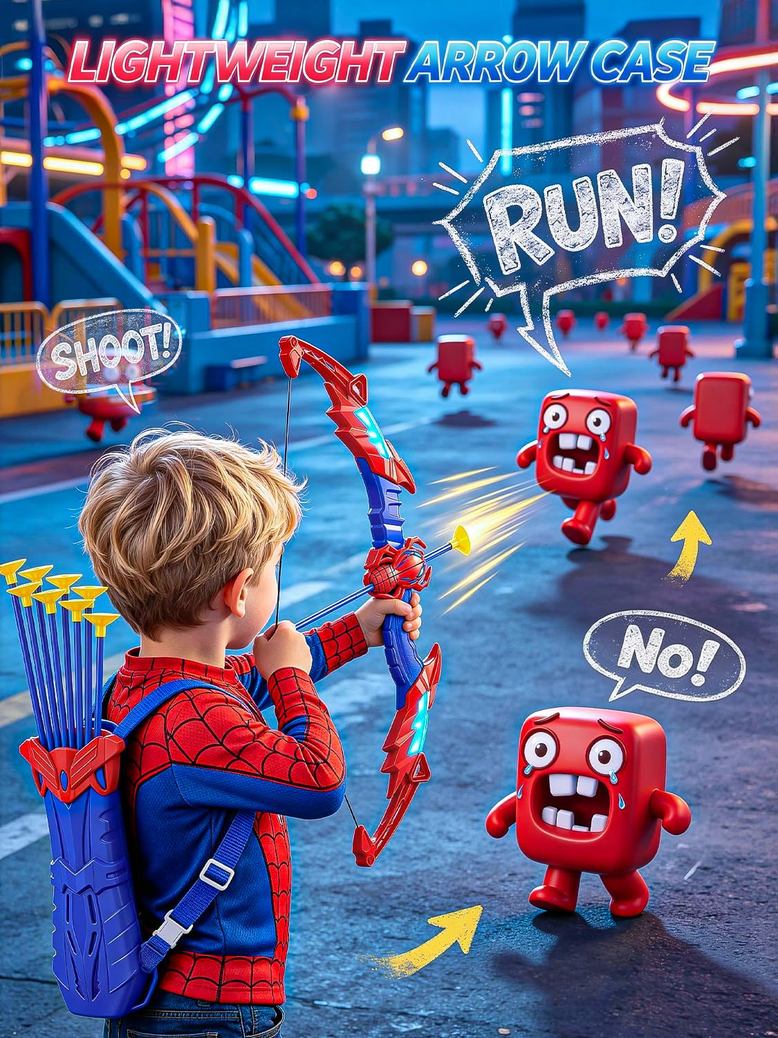 Spider Bow and Arrow Set for Kids Age 3+, Indoor & Outdoor Archery Set Toys 🍁 All In One Marketplace Canada