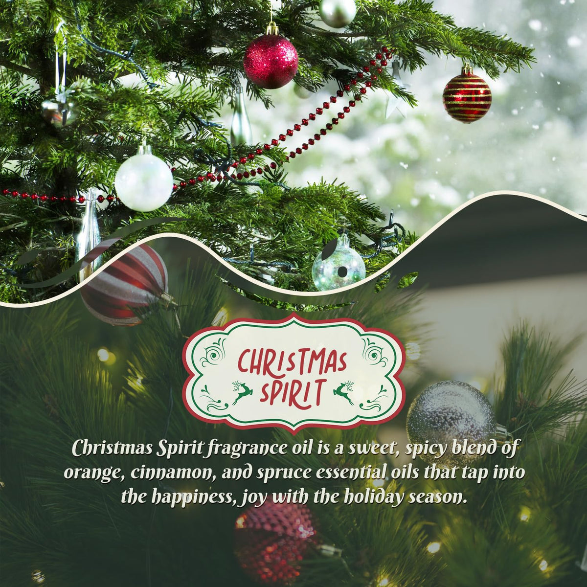 Christmas Spirit Essential Oil 4 Fl Oz (120ml), ARVIDSSON Christmas Tree Fragrance Oil, Winter Essential Oil for Diffusers, Candle Making, Holiday Scented Oil for Home 🍁 All In One Marketplace Canada