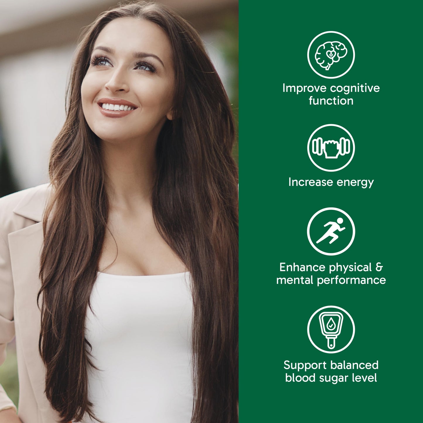 Organika Canadian-Made Korean Red Ginseng - 6 Year Old Roots, Energy Support, Stress Support, Warming Effect- 200caps Organika