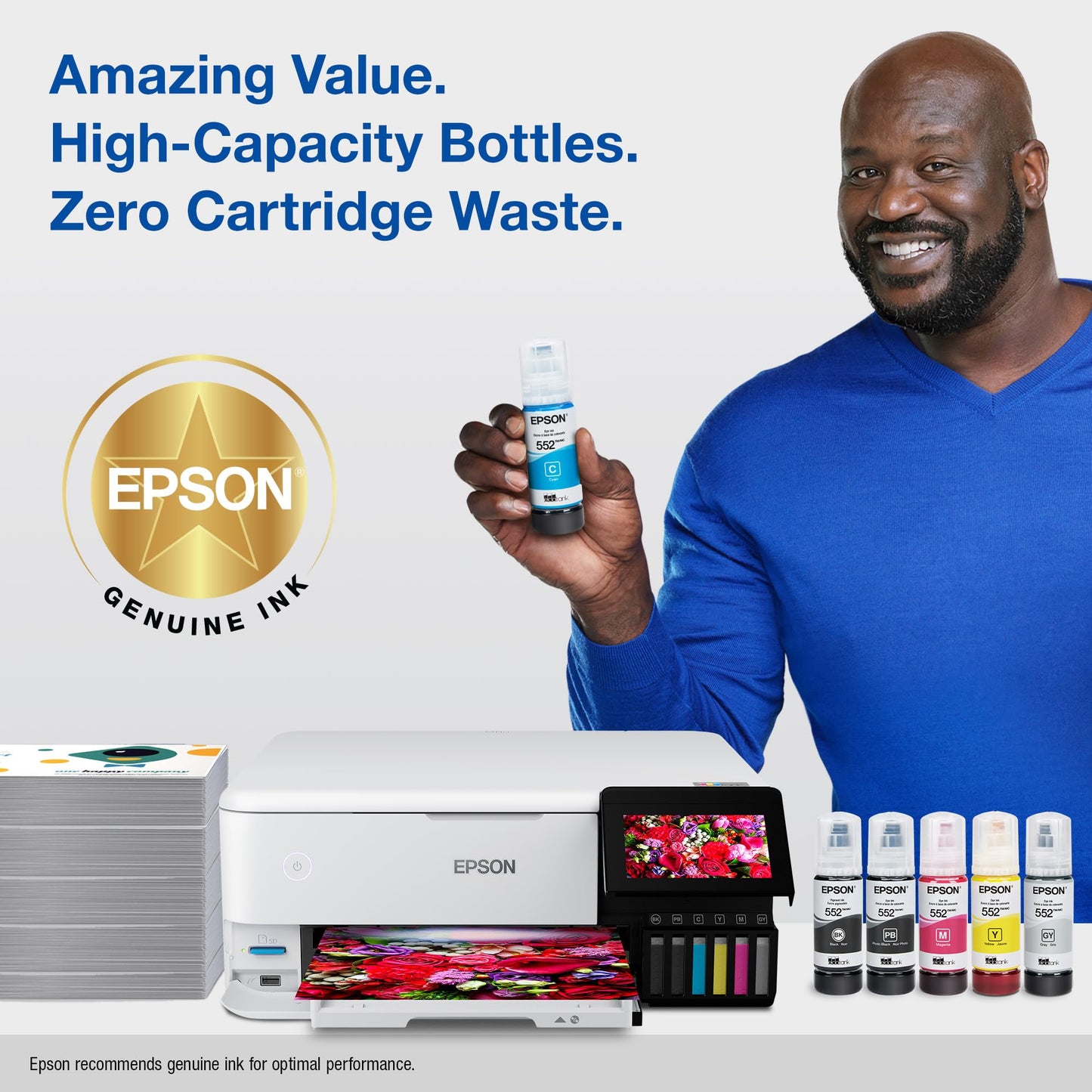 Epson 552 Genuine EcoTank Ink Color Combo Pack T552920 Epson