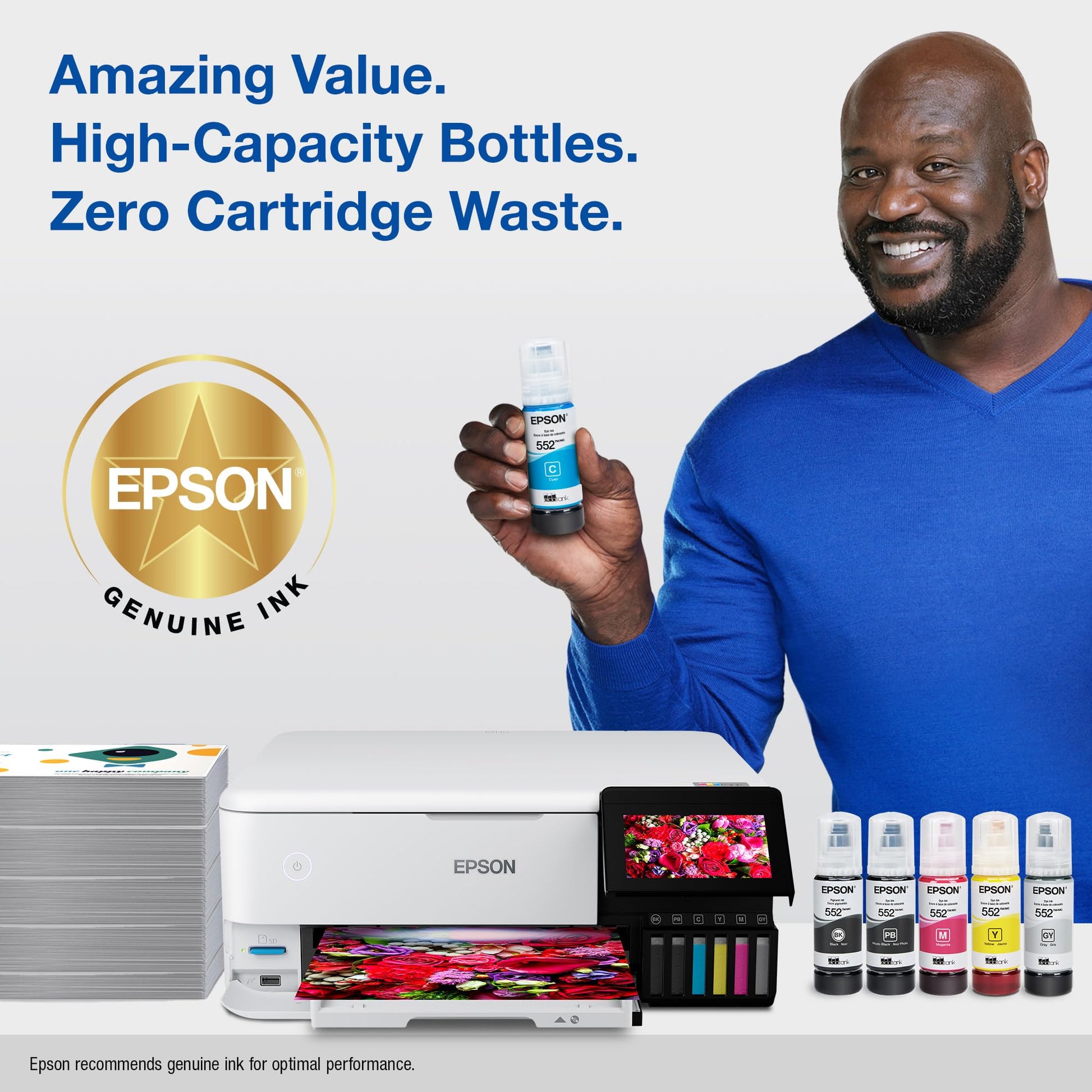 Epson 552 Genuine EcoTank Ink Color Combo Pack T552920 Epson