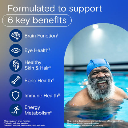 One A Day Men 50 Plus Multivitamin Gummies- Advanced Multivitamin Gummy with Brain Function & Immunity Support, Formulated with Vitamins & Minerals for Men 50+, 130 Gummies - Available at All In One Marketplace Canada