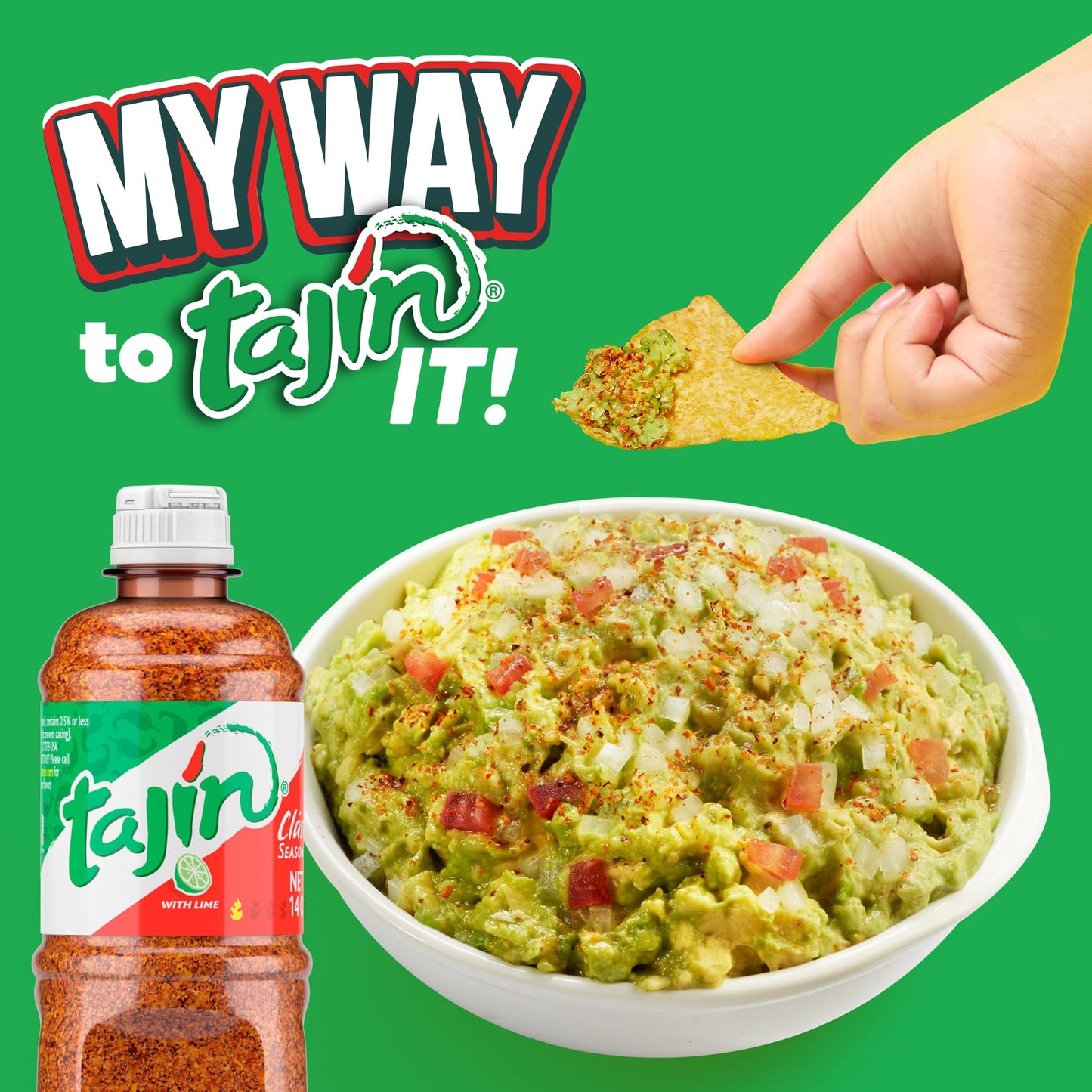 Tajin Clasico Chili Lime Seasoning 14 oz - 2 Pack