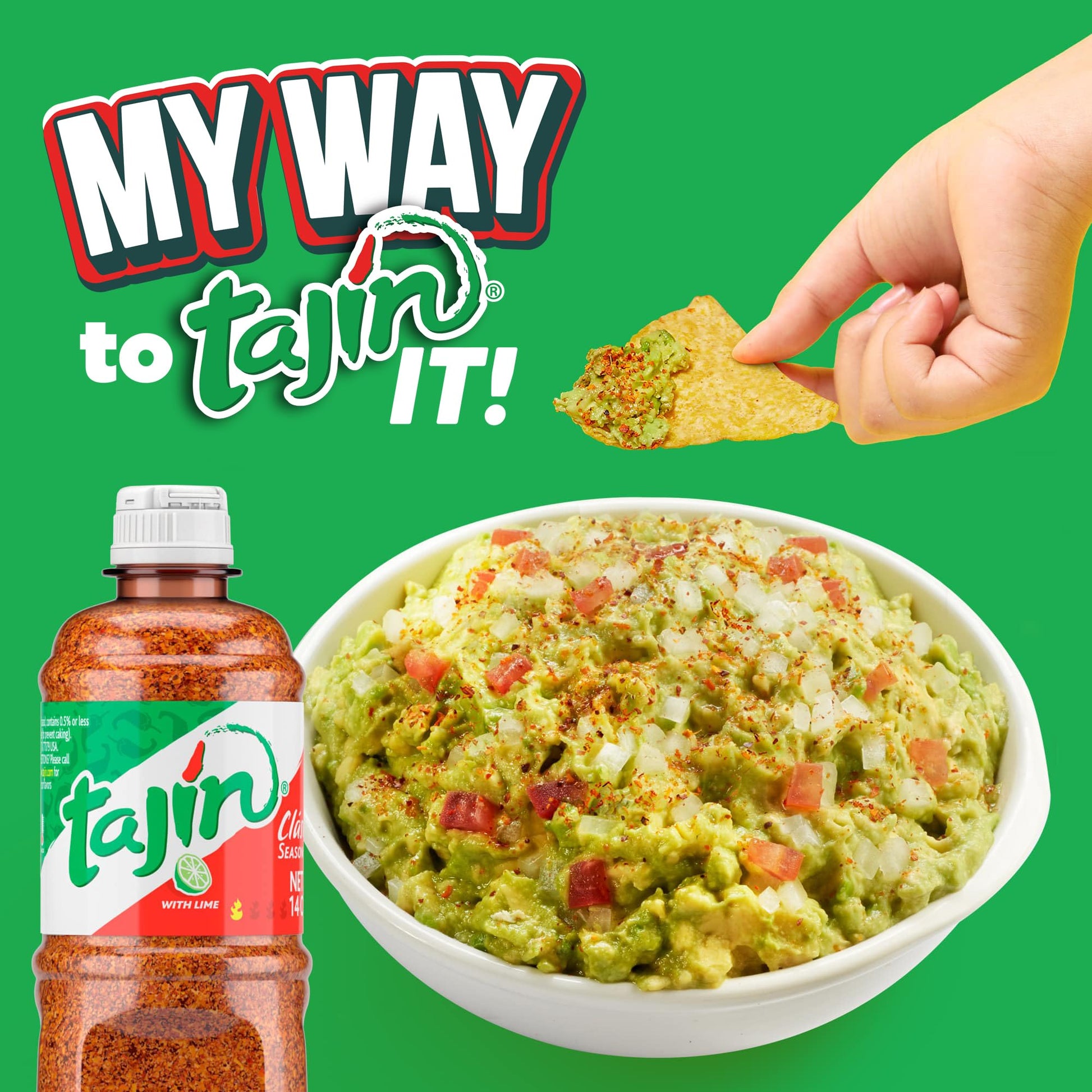 Tajin Clasico Chili Lime Seasoning 14 oz - 2 Pack