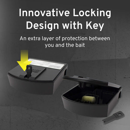 Victor Fast-Kill Refillable Mouse Poison Bait Station - Mouse Poisoning Bait - Mice Poisoning Station - Reusable Rodent Bait Stations 🍁 All In One Marketplace Canada