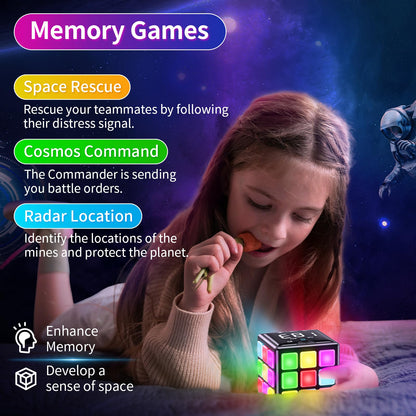 Niufunmal Rechargeable Puzzle Cube with Games, 15 Fun Memory & Speed Games 🍁 All In One Marketplace Canada