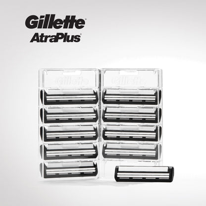 Gillette Atra Plus Razor Blade Cartridges, 10 Count