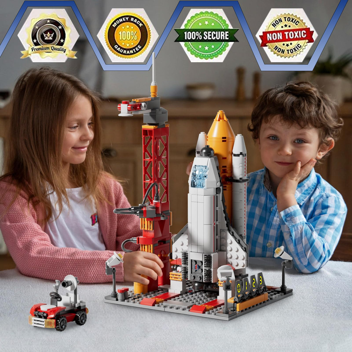 City Space Exploration Shuttle Building Sets Toys for Kids 🍁 All In One Marketplace Canada