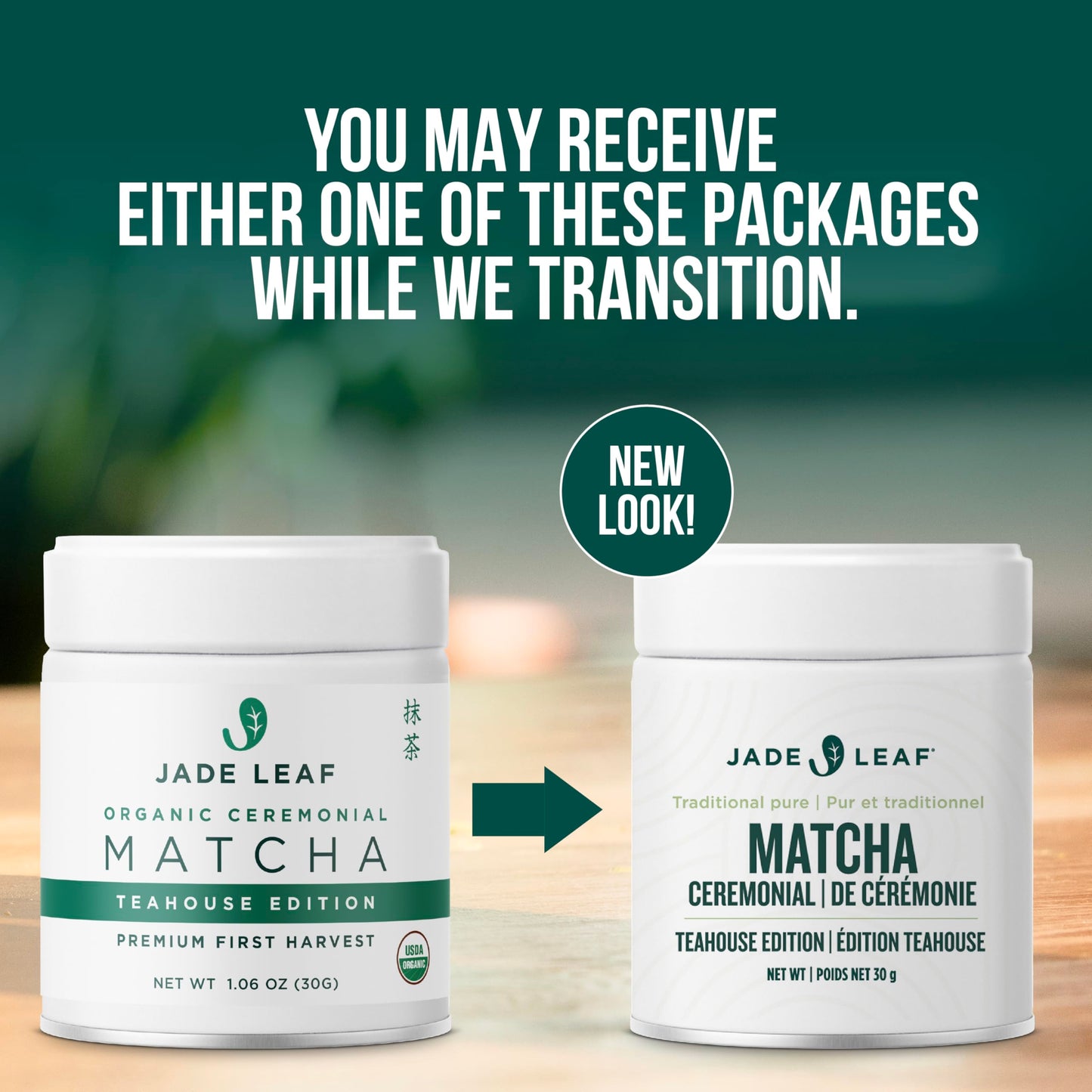 Jade Leaf Organic Ceremonial Grade Matcha Green Tea Powder - Pure Japanese First Harvest 30g Tin