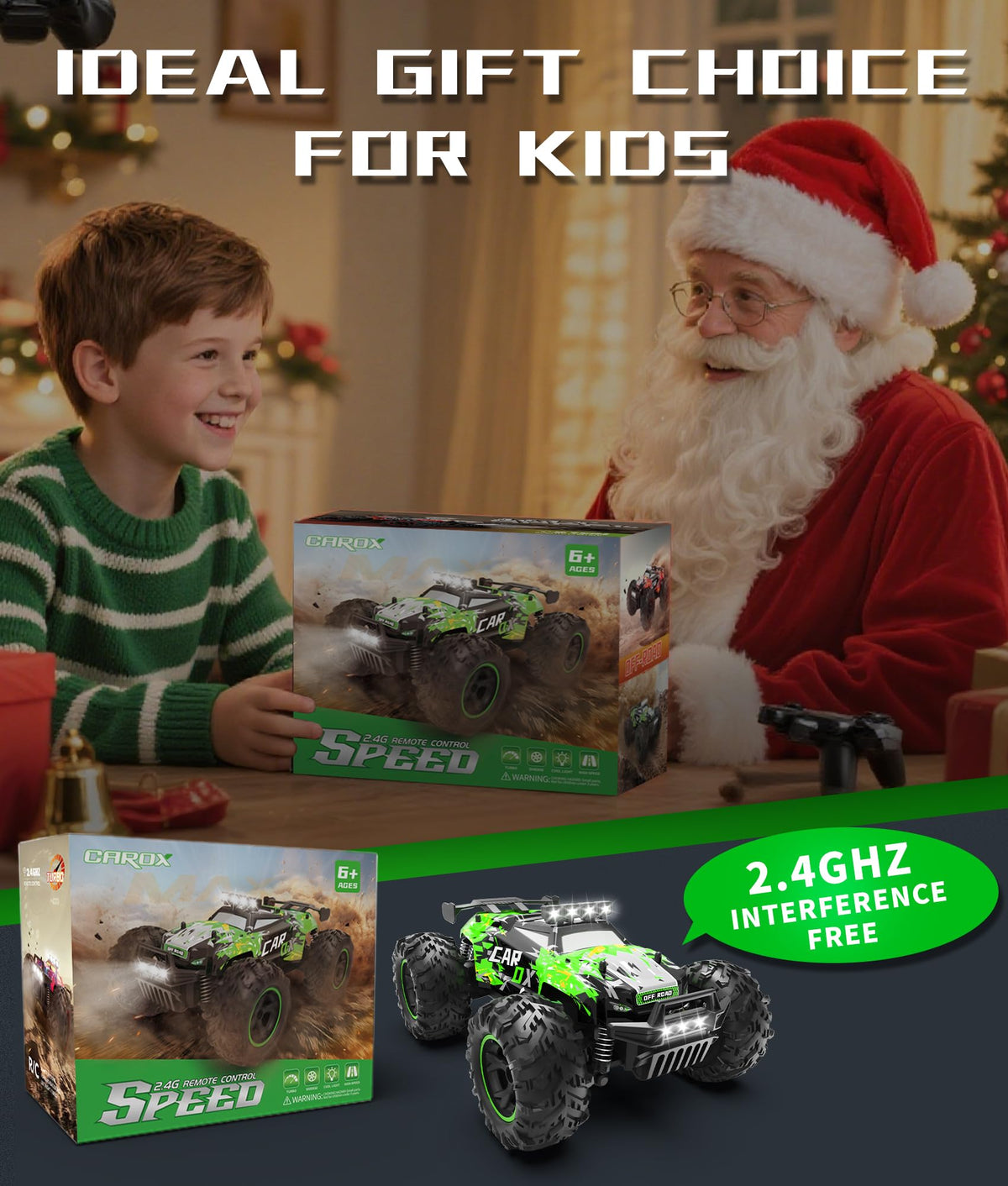 Remote Control Car 1:18 Scale 26 KM/H Off-Road Monster Truck 🍁 All In One Marketplace Canada
