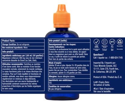 Trace Minerals ConcenTrace Drops - 240 ml, 96 Day Supply, Unflavored - Full Spectrum Minerals - Ionic Liquid Magnesium, Chloride & Potassium Electrolytes - Low Sodium Hydration Trace Minerals