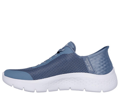 Skechers Women's Go Walk Flex Hands Free Slip-ins - Grand Entry, Blue, 8 🍁 All In One Marketplace Canada