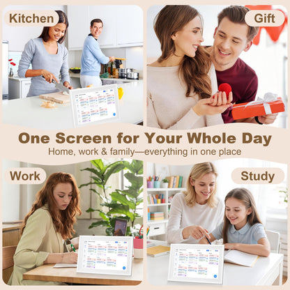 Telonixium Smart Digital Calendar, 10.1" Touch Screen Family Planner 🍁 All In One Marketplace Canada