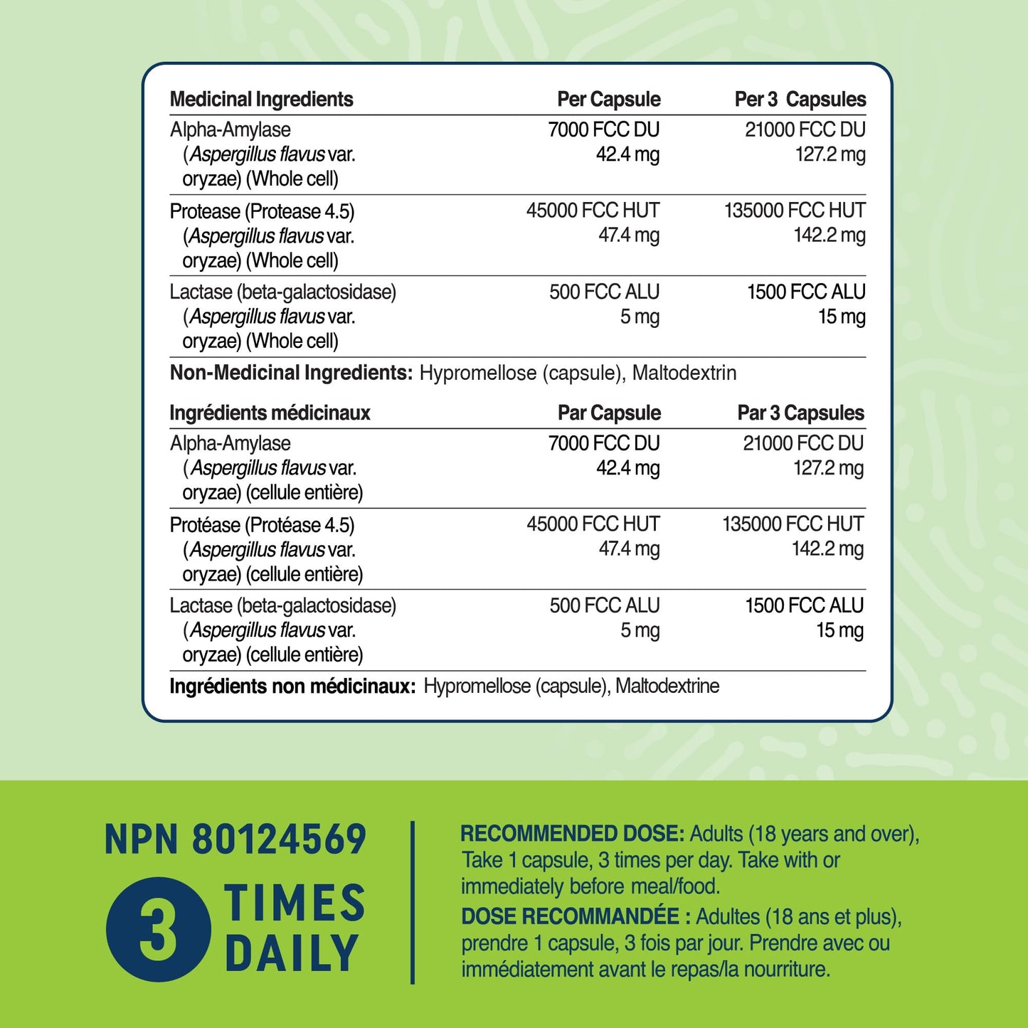 Digestive Enzymes 280MG for Digestive Health & Bloating Relief for Women & Men | Triple Digestive Enzyme Blend to Break Down Carbs & Fats, Anti Bloating Supplement for Women & Men | Vegetarian | 90ct - Available at All In One Marketplace Canada