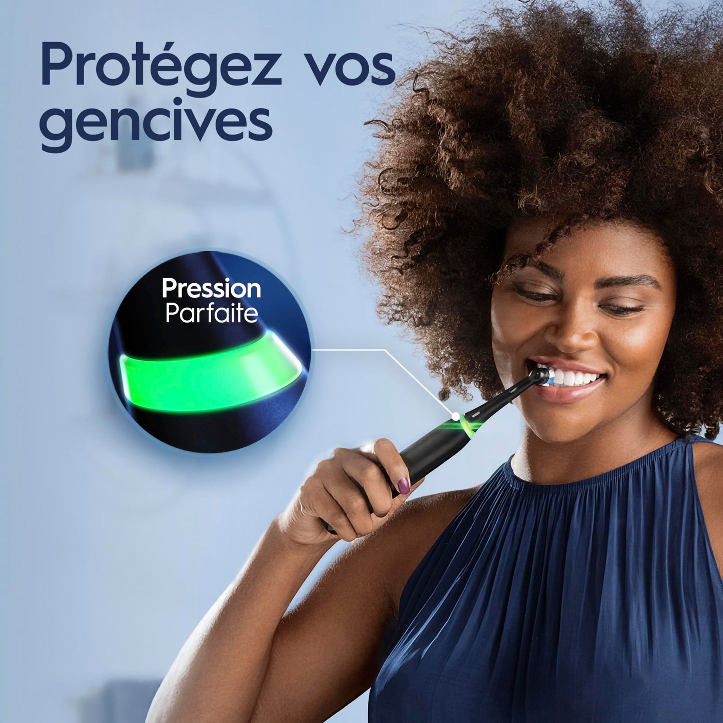 Oral-B iO4 Electric Toothbrush, for a Gentle Clean and Healthier Gums, Black, Rechargeable Electric Toothbrushes, iO Series 4 with 1 Power Toothbrush, 1 Brush Head, and 1 Travel Case Oral-B
