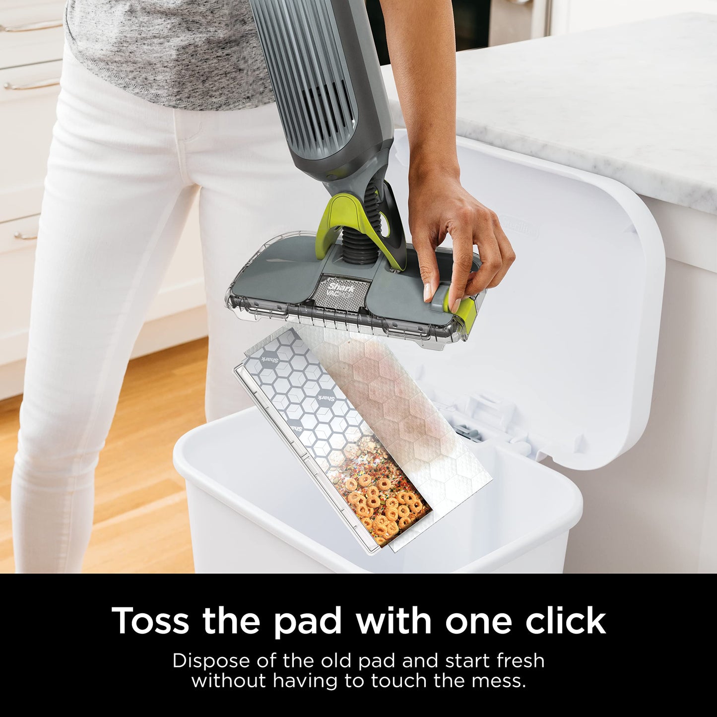 Shark VACMOP Disposable Hard Floor Pad Refills, 32 Count, VMP32 Shark