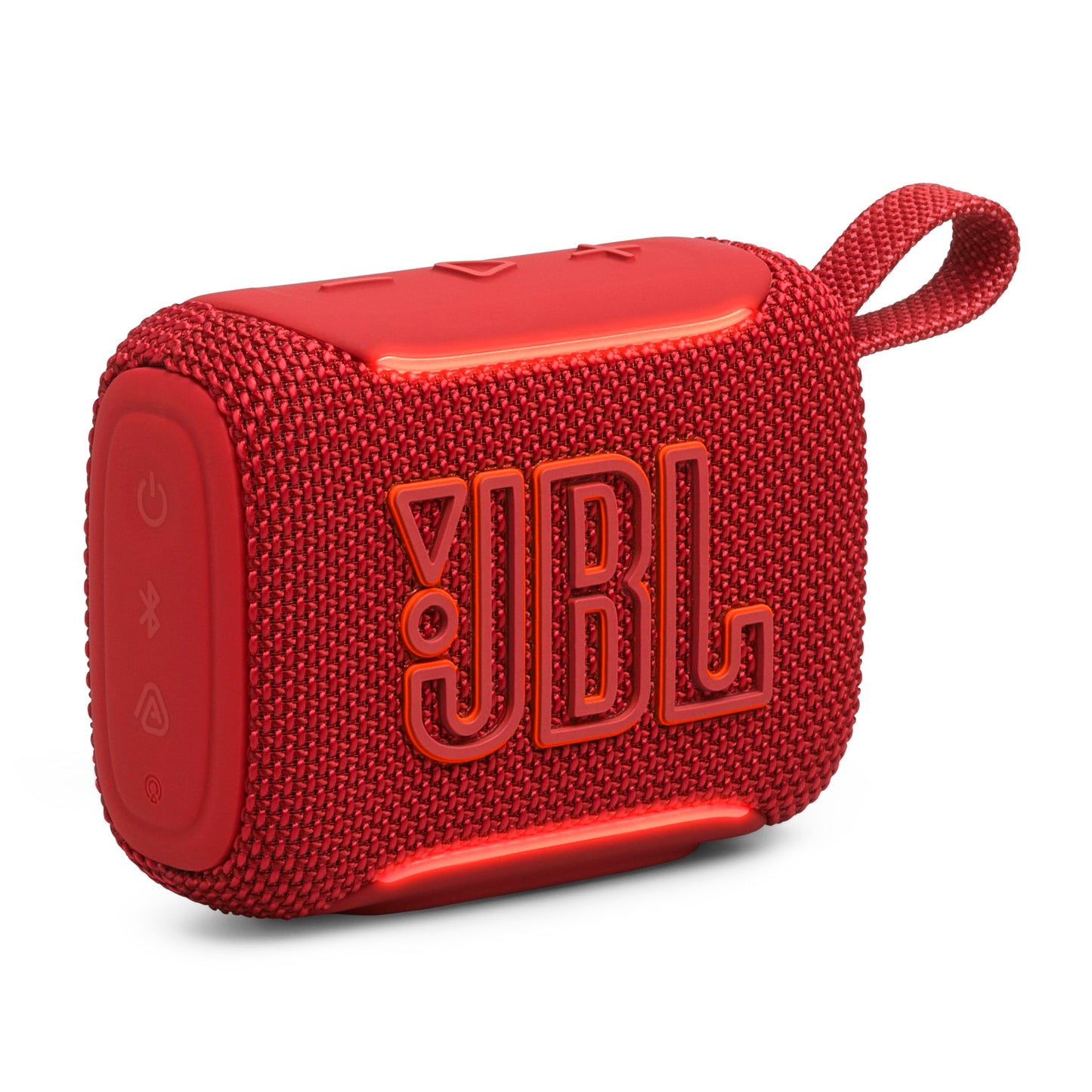 JBL Go 5 - Ultra-Portable Waterproof & Drop-Proof Speaker with JBL Legendary Sound & Ambient Edge Lighting, AirTouch Instant Stereo Pairing or Link Multiple Compatible Speakers via Auracast™ (Red) 🍁 All In One Marketplace Canada