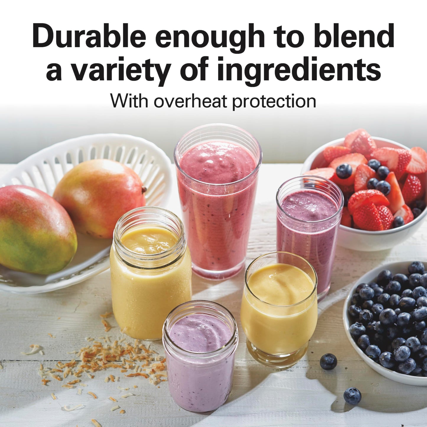 Hamilton Beach Personal Blender for Smoothies & Protein Shakes, Portable Single Serve Blender with Travel Lid, 14 oz BPA-Free Jar, 175W, Compact Countertop Blender, Raspberry, 51131G 🍁 All In One Marketplace Canada