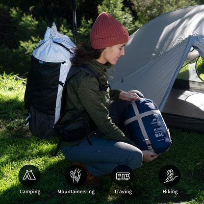 Naturehike Mummy Backpacking Sleeping Bag for Cold Weather, Winter Camping Sleeping Bag for Adults, Cotton Comfortable Sleeping Bag for Hiking,Climbing,Travelling 🍁 All In One Marketplace Canada