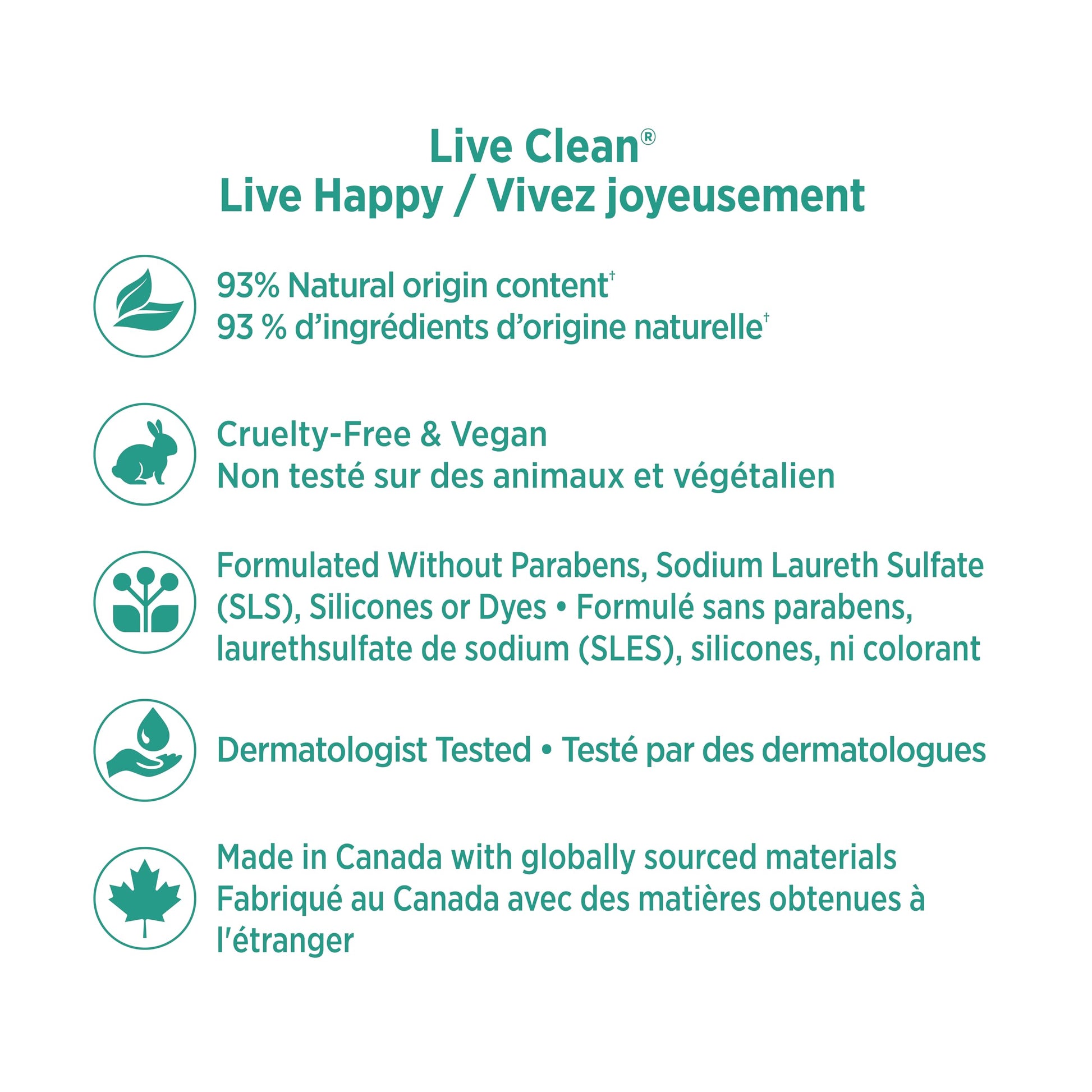 Live Clean Liquid Hand Soap, Soothing Vanilla Oatmeal, 500 mL, 4 Count (Packaging may vary) - Available at All In One Marketplace Canada