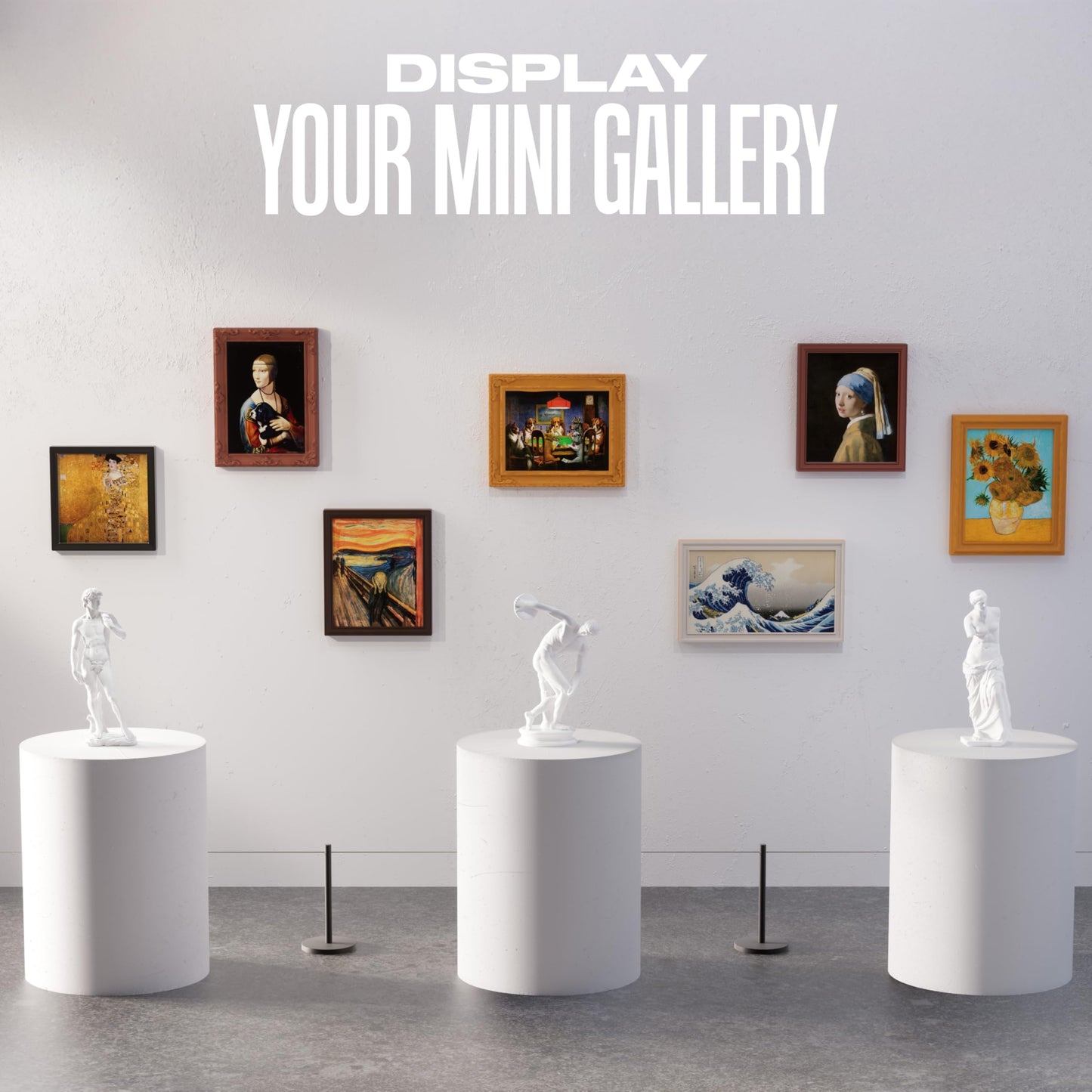 Mini Brands Create Mini Masterpieces Series 1, Capsule 2 Pack by ZURU, Real Miniature Masterpiece Creations Collectible Toy, Capsules of Mystery Famous Mini Artworks Mini Brands