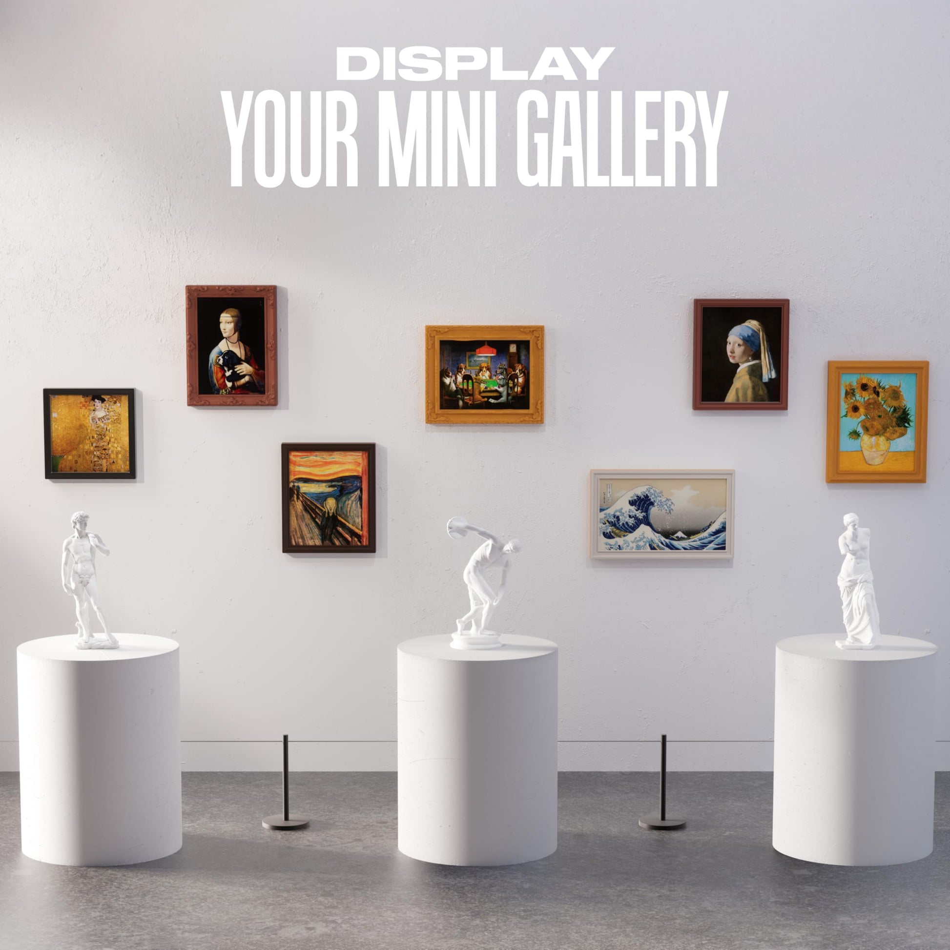 Mini Brands Create Mini Masterpieces Series 1, Capsule 2 Pack by ZURU, Real Miniature Masterpiece Creations Collectible Toy, Capsules of Mystery Famous Mini Artworks Mini Brands