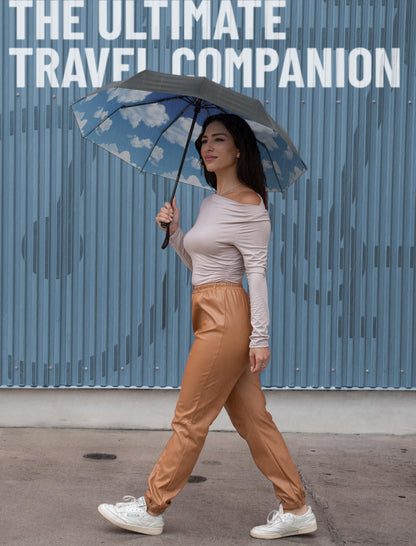 Repel Windproof Travel Umbrella - Compact & Withstands Winds up to 100MPH, Strongest Premium Auto Folding Umbrella for Rain and Sun - Durable, Light & Portable for Women & Men, Fits Backpack & Cars