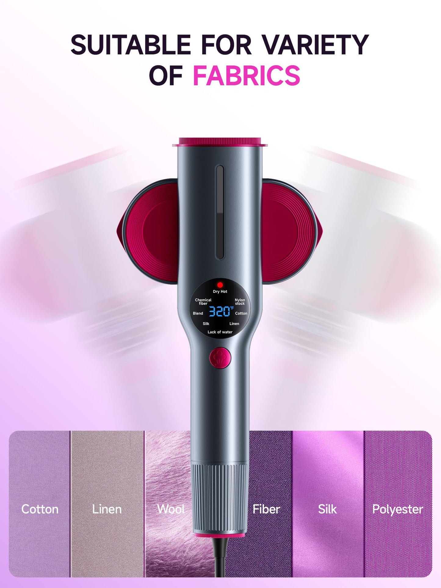 DRFLASH 2-in-1 Steamer & Iron for Clothes,15s Fast Heat-up 1200W Portable Handheld Garment Steamer,Travel Size with Large Ceramic Heat Panel,Quick Wrinkle Removal,110V-120V - Available at All In One Marketplace Canada