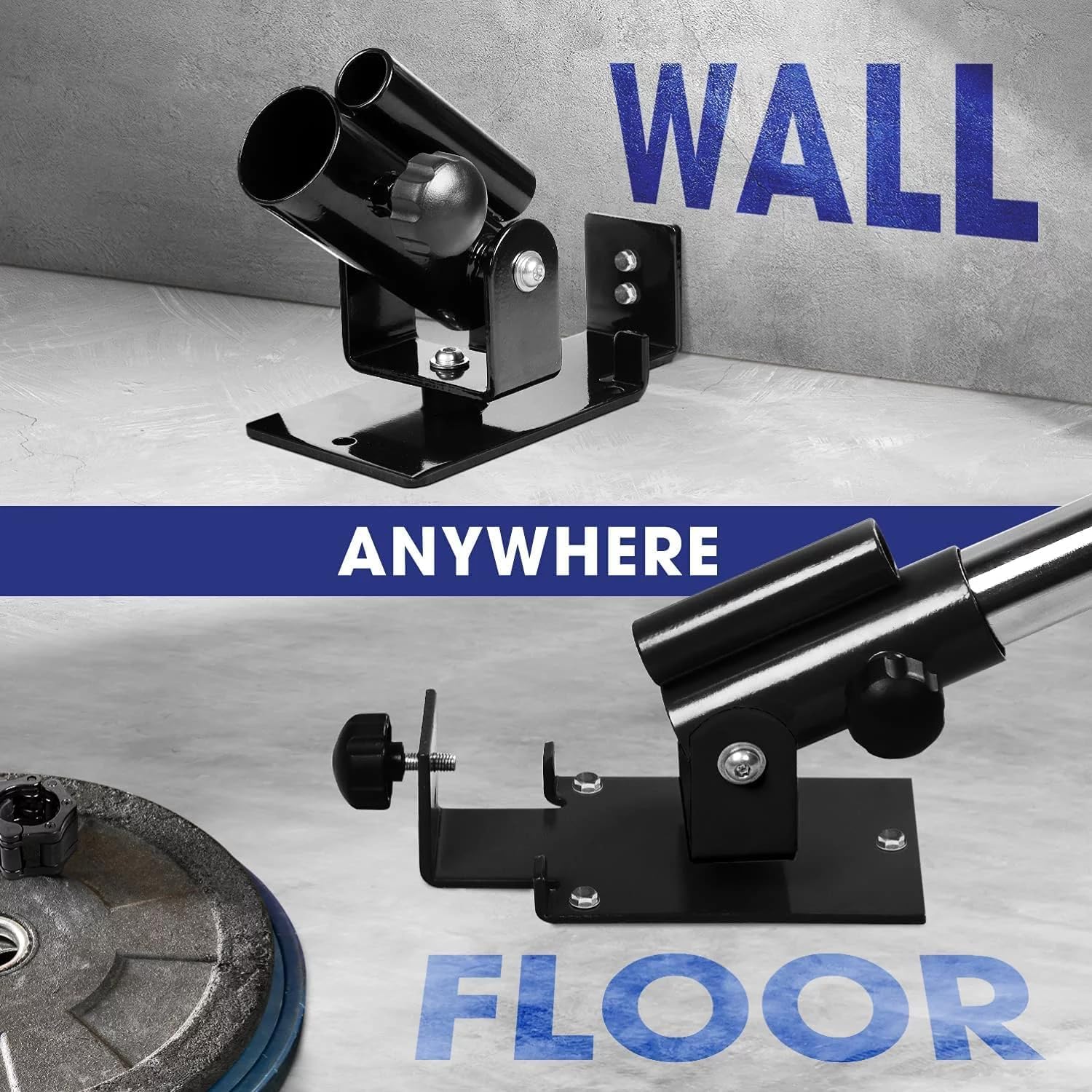 Yes4All Deluxe T-Bar Row Platform – Full 360° Swivel & Easy to Install – Fits 1” Standard and 2” Olympic Bars Yes4All