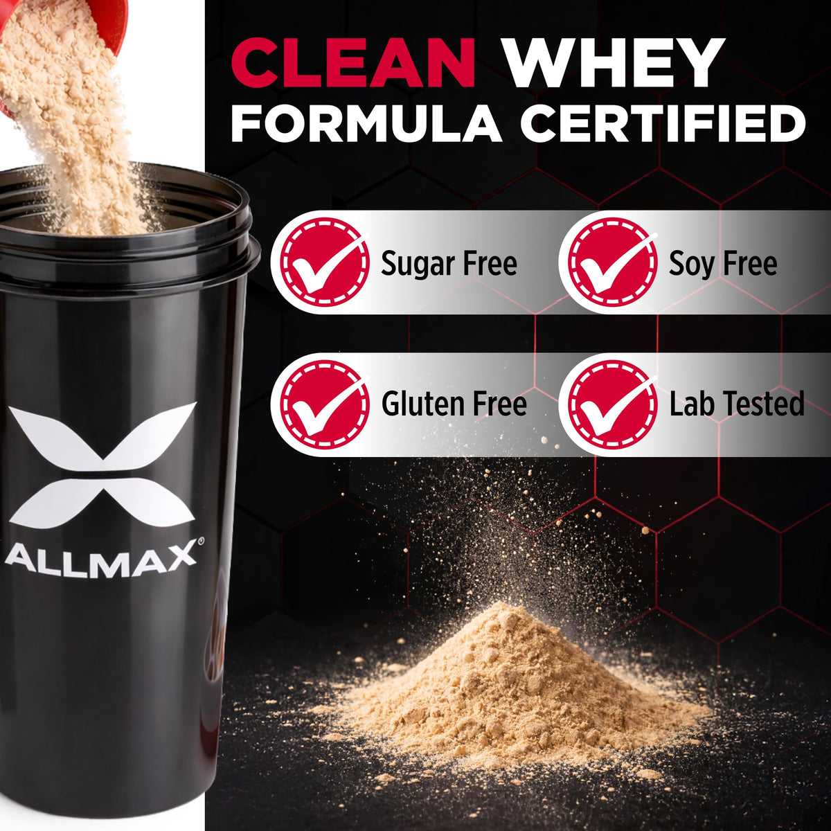 ALLMAX ISOFLEX Whey Protein Isolate, Chocolate, 2 lb