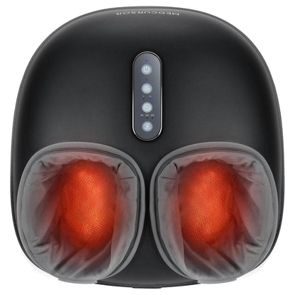 Medcursor Electric Shiatsu Foot Massager Machine with Soothing Heat, Deep Kneading for Foot Pain and Circulation, Multi-Level Settings & Air Compression, for Home or Office Use - Available at All In One Marketplace Canada