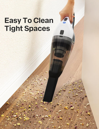 Handheld Vacuum Cleaner, Powerful Suction Portable Lightweight Hand Held Vacuum Cordless with 25-30Mins Long Runtime Rechargeable Battery Quick Charge for Home, Car, Carpet Stairs, Pet Hair Cleaning - Available at All In One Marketplace Canada