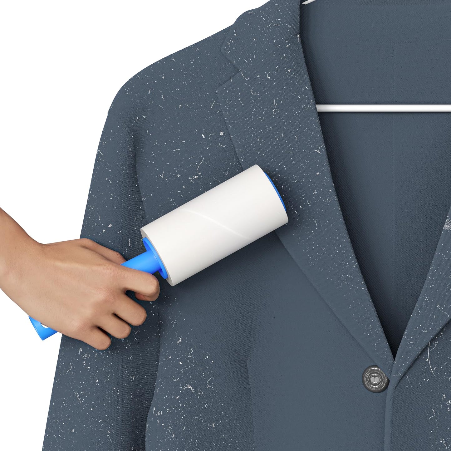 Lint Rollers for Pet Hair Extra Sticky, 800 Sheets (8 Rollers) Mega Value Set Lint Roller with 2 Upgraded Handles, Pet Hair Removal Tool for Clothes, Furniture, Carpet, Dog & Cat Hair Remover - Available at All In One Marketplace Canada
