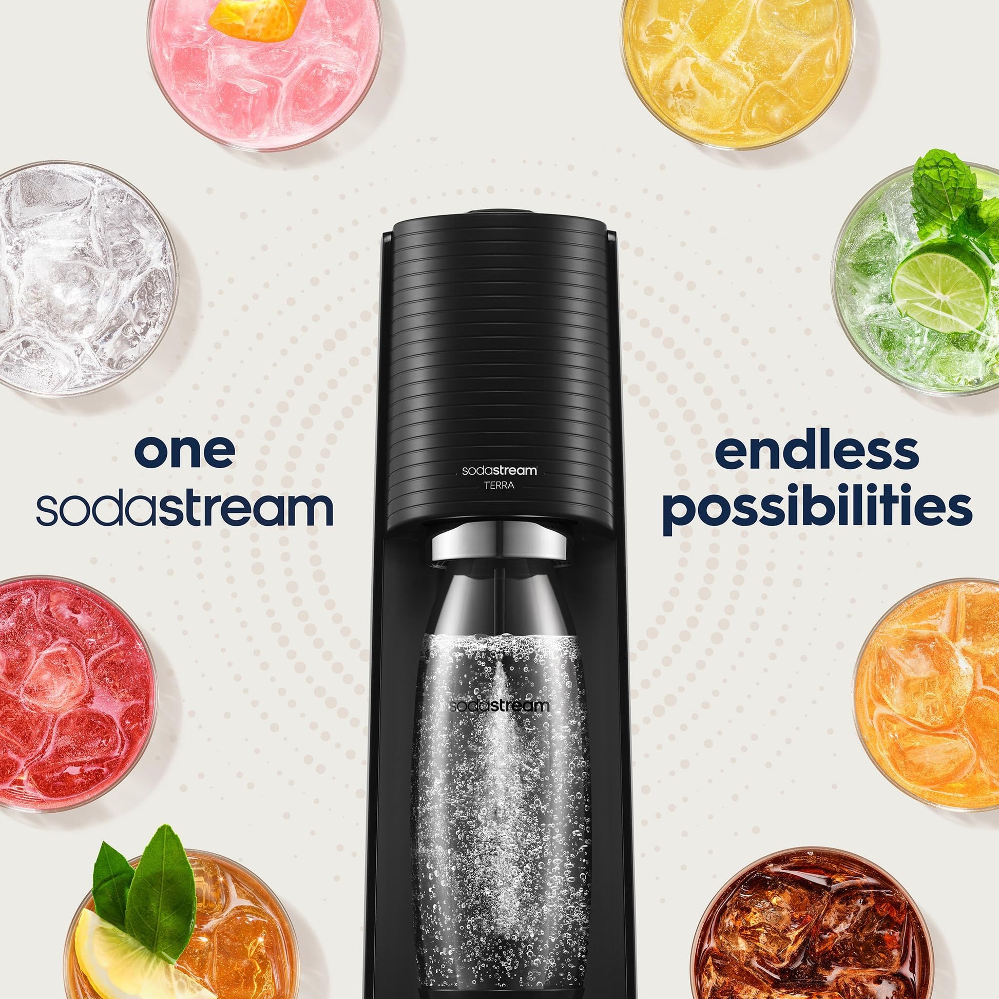 SodaStream Pepsi Zero Sugar Flavor Syrup 440mL – 6-Pack (Yields 54L)