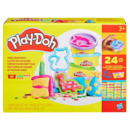 Play-Doh Party Favor Pack, Bulk 24 Pack of Modeling Compound with Cutters, Non-Candy Treat Bag Fillers, Giveaways & Prize Toys for Kids 3 Years & Up (Amazon Exclusive) Play-Doh
