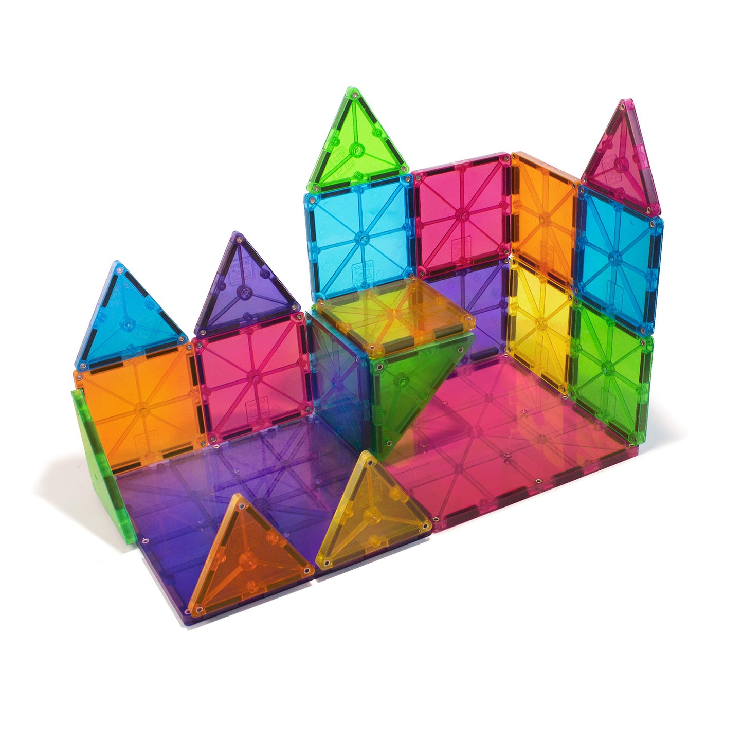 Magna-Tiles 02132 Clear Colors 32 Piece Set by Valtech Since 1997 - Available at All In One Marketplace Canada