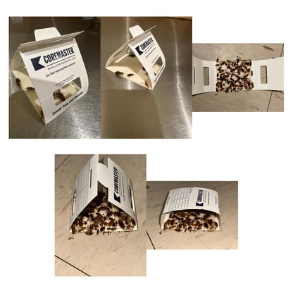 Coremaster Insect/Cockroach Monitor & Traps | Strong Adhesive Boards for Silverfish, Roaches, Ants | for Indoor Use i.e Kitchen, Basement,Garage | Safe, Non-Toxic (6 boards-18 Traps)