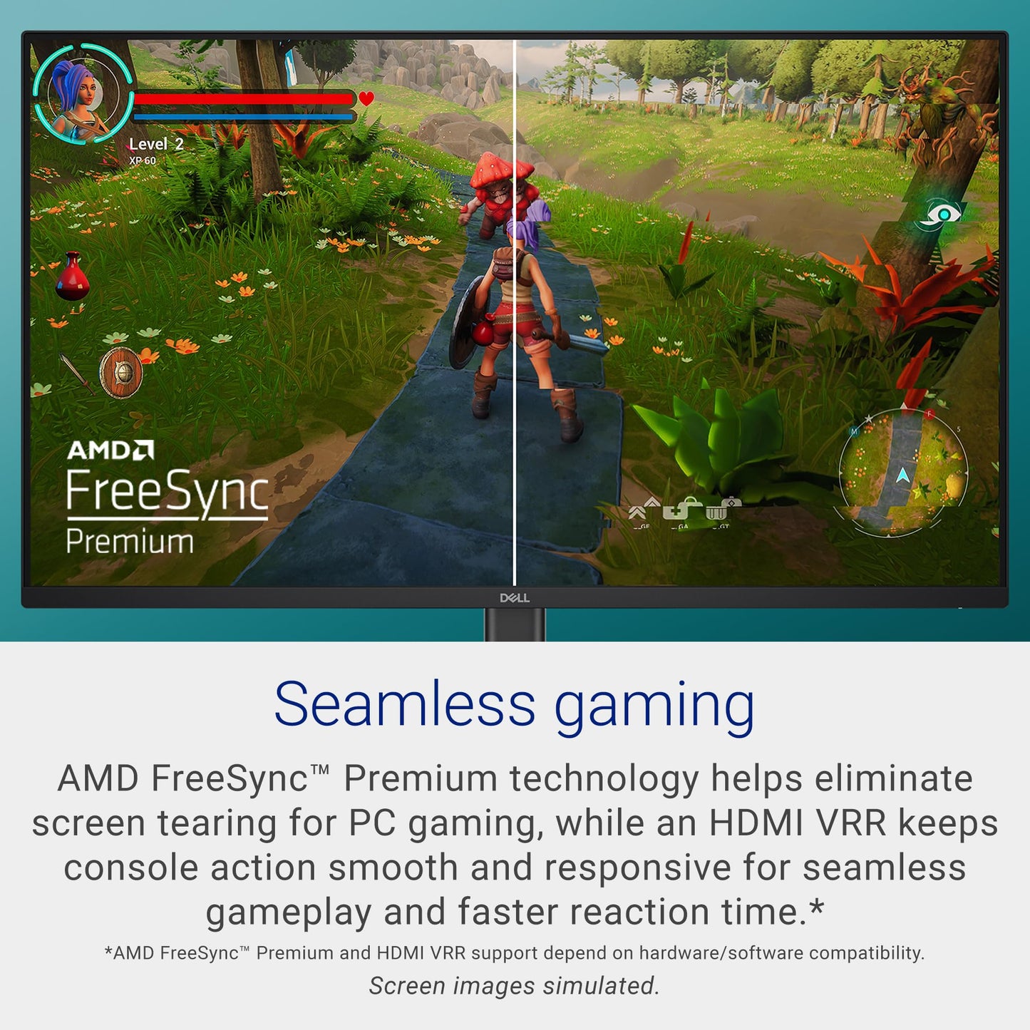 Dell 27 240Hz Gaming Monitor - SE2726HG - 27-inch FHD (1920x1080) 240Hz Display, in-Plane Switching (IPS) Technology, AMD FreeSync Premium, TÜV 3-Star, 2X HDMI, DisplayPort 1.4, Tilt Dell