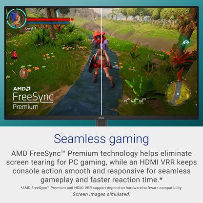 Dell 27 240Hz Gaming Monitor - SE2726HG - 27-inch FHD (1920x1080) 240Hz Display, in-Plane Switching (IPS) Technology, AMD FreeSync Premium, TÜV 3-Star, 2X HDMI, DisplayPort 1.4, Tilt Dell
