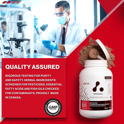 ATP LAB Grass-Fed Whey Protein Powder 900g - Chocolate