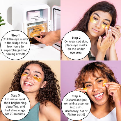 grace & stella Under Eye Mask Variety Pack - 18 Pairs of Under Eye Patches for Puffy Eyes - With 6 Colors (3 Pairs/Color) - Vegan Cruelty Free Bridesmaid Gifts, Birthday Gifts for Women