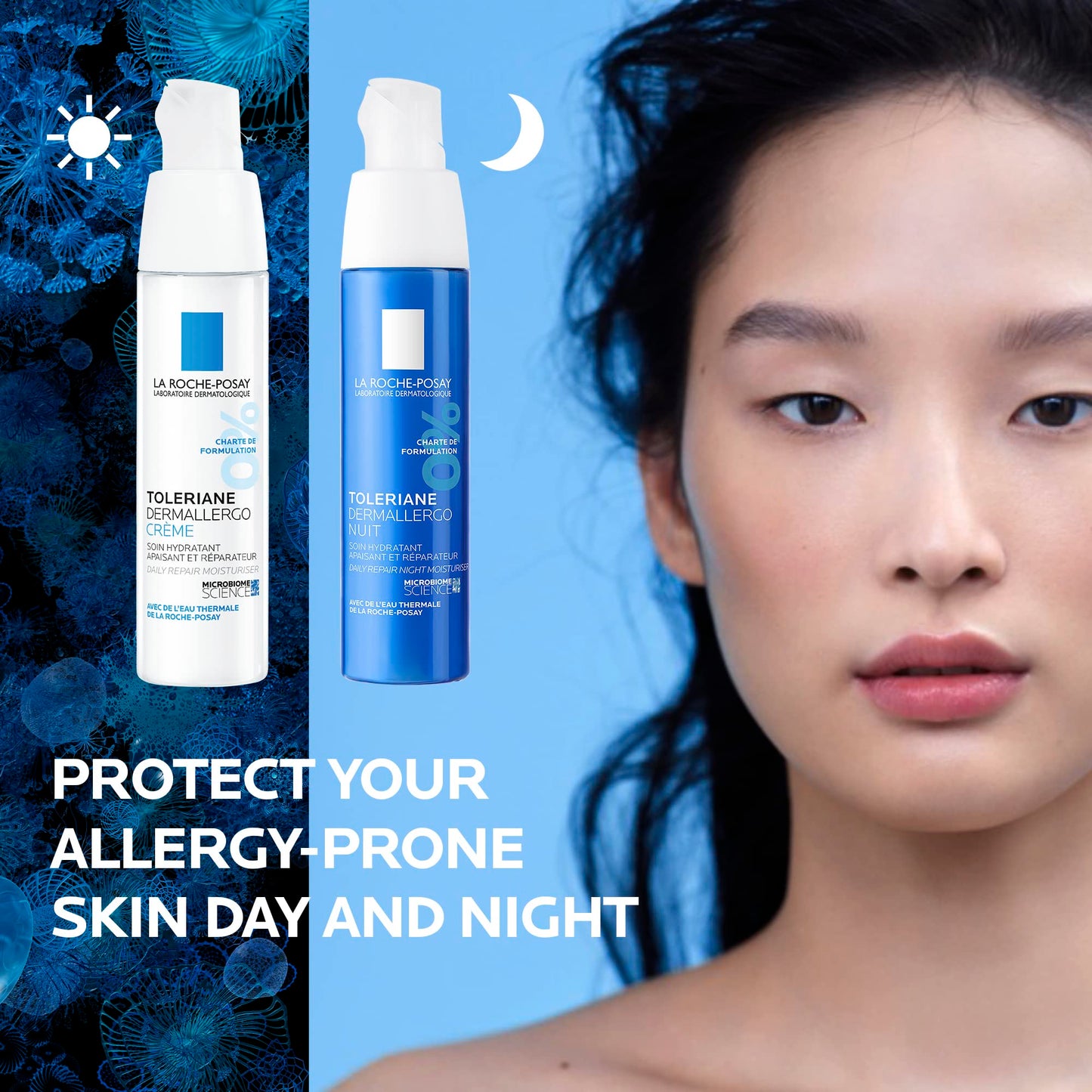 La Roche-Posay Face Moisturizer for Very Sensitive Skin, Toleriane Dermallergo Daily Face Lotion with Shea Butter & Glycerin, Hydrating & Anti-Redness, Recommended by Dermatologists, 40ml - Available at All In One Marketplace Canada